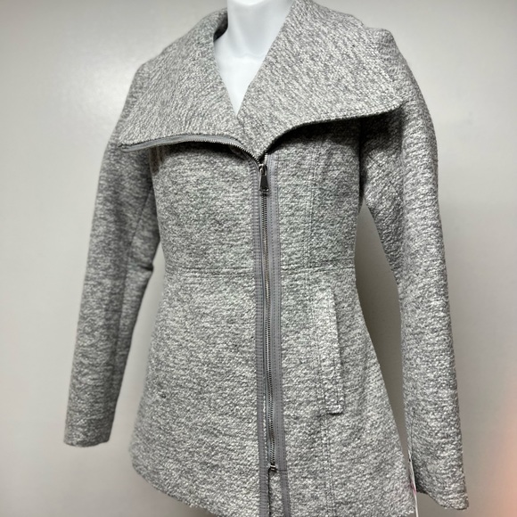 INC International Concepts Women's Cold Weather Winter Long Coat Black Size Medium